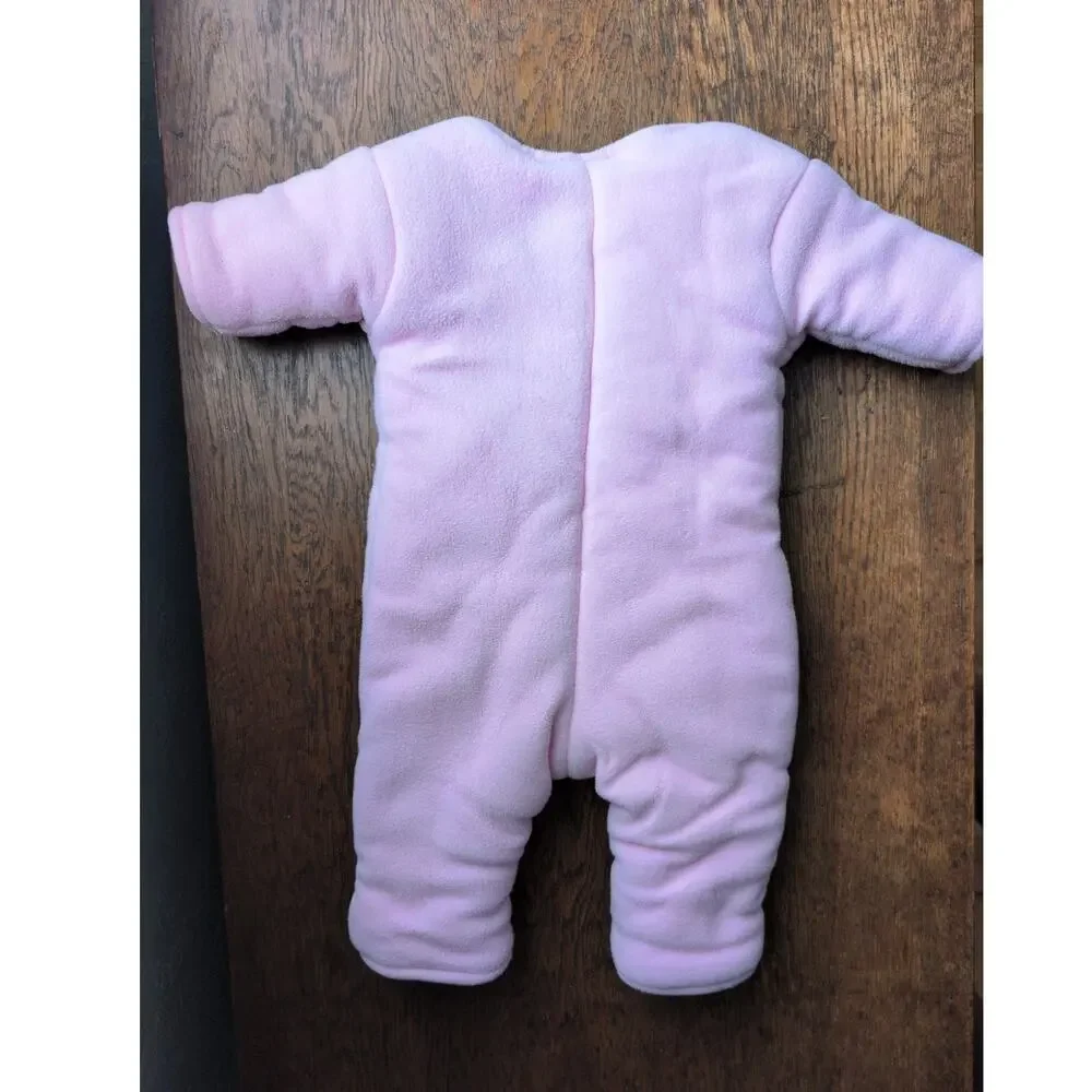 Baby Merlins Magic Sleepsuit Microfleece 3-6 months Pink Small Swaddle Sleep